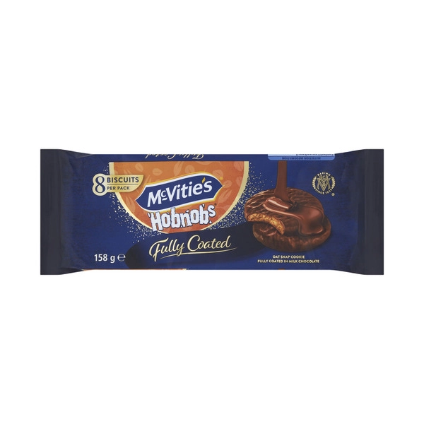 Mcvities Hobnobs Fully Coated Chocolate Biscuits 158g