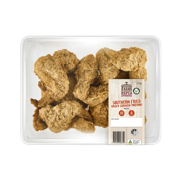 Freedom Farms Southern Fried Chicken Mixed Portions 1.2kg