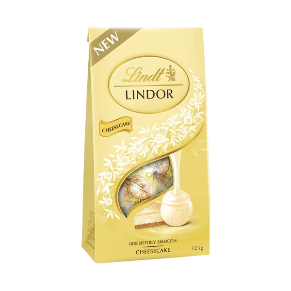 Lindt Lindor Cheesecake Chocolate Bag 123g