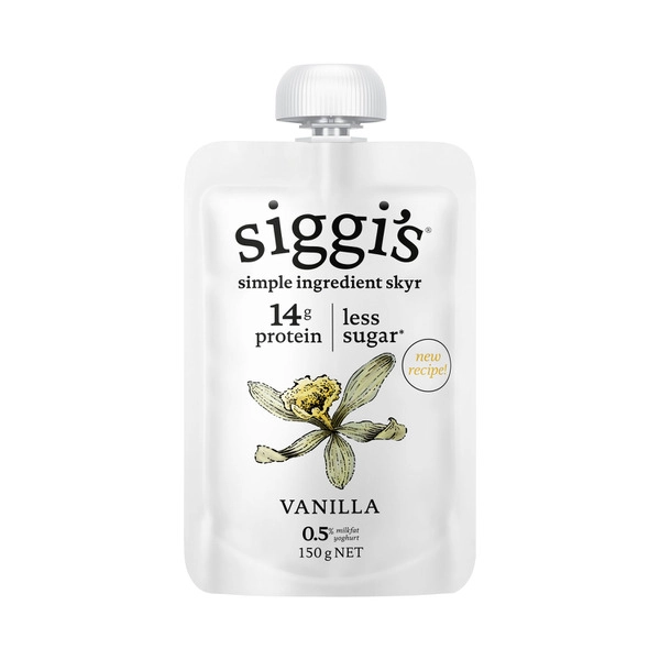 Siggi's Yoghurt Pouch Vanilla 150g