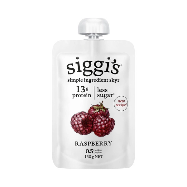 Siggi's Yoghurt Pouch Raspberry 150g