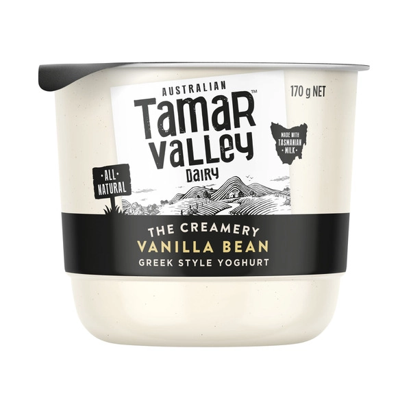 Tamar Valley The Creamery Yoghurt Vanilla Bean 170g