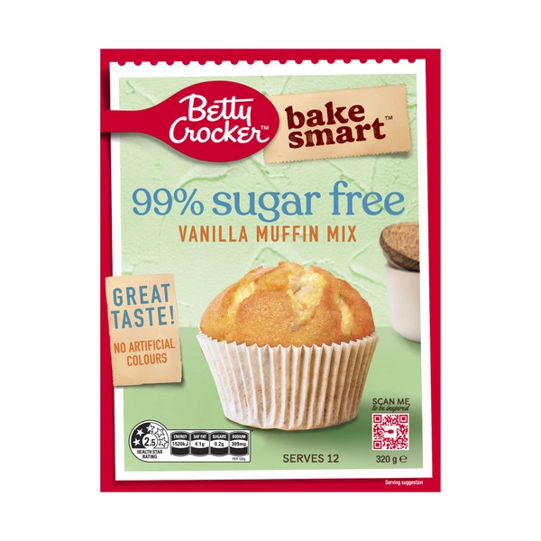 Betty Crocker Sugar Free Vanilla Muffin Mix 320g