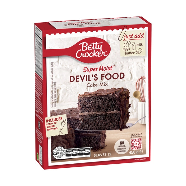 Betty Crocker Devils Food Cake Mx 450g