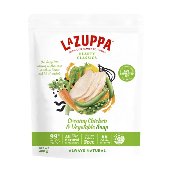 La Zuppa Soup Pouch Creamy Chicken & Vegetable 400g