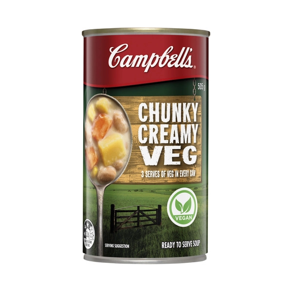 Campbells Chunky Soup Creamy Veg 505g