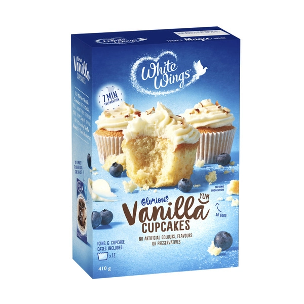 White Wings Vanilla Cupcake Mix 410g