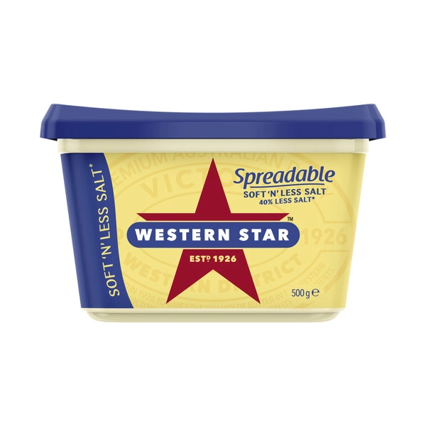 Western Star Spreadable WESTERN STAR SPREADABLE BLEND:REDUCED SALT:.:500 GRAM 