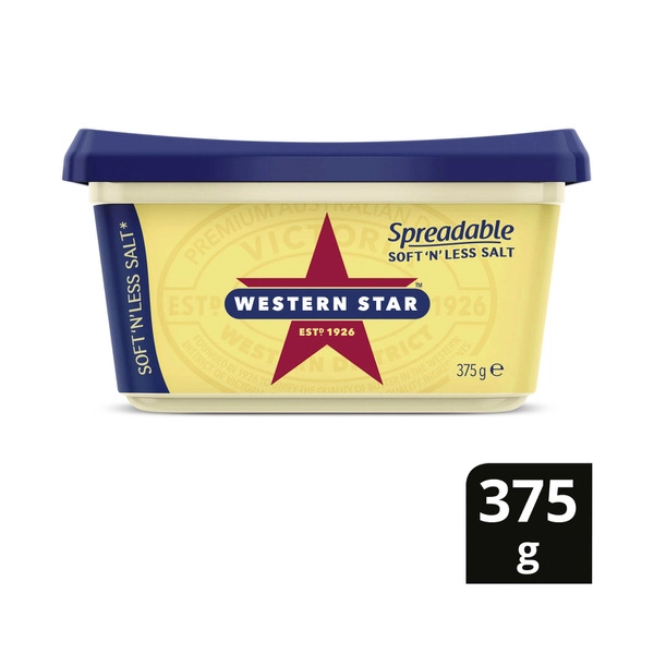 Western Star Spreadable Blend Regular Salt Reduced 375g