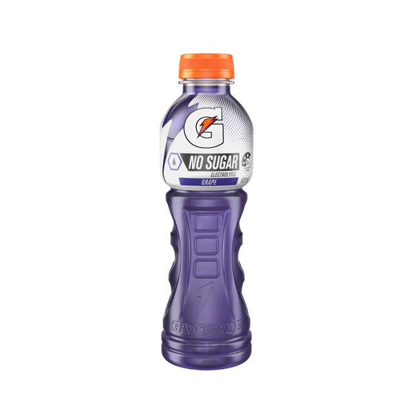 Gatorade Sports Drink No Sugar Grape 600mL