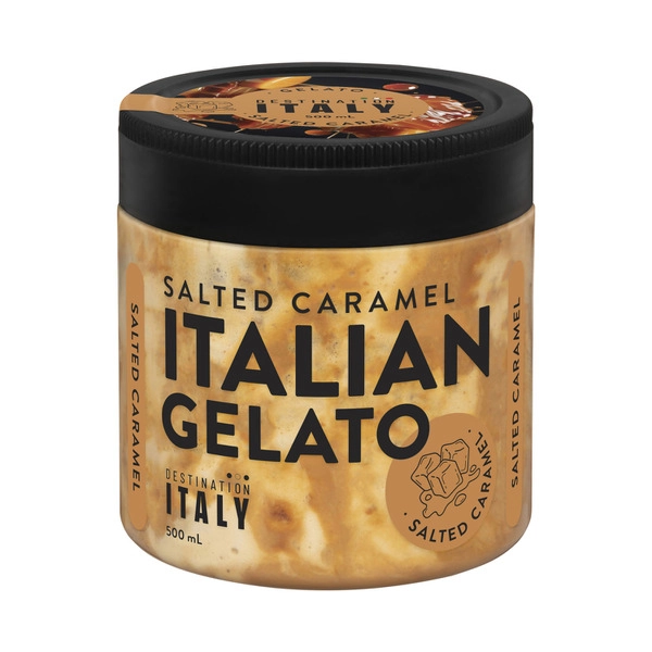 Destination Italy Salted Caramel Gelato 500mL