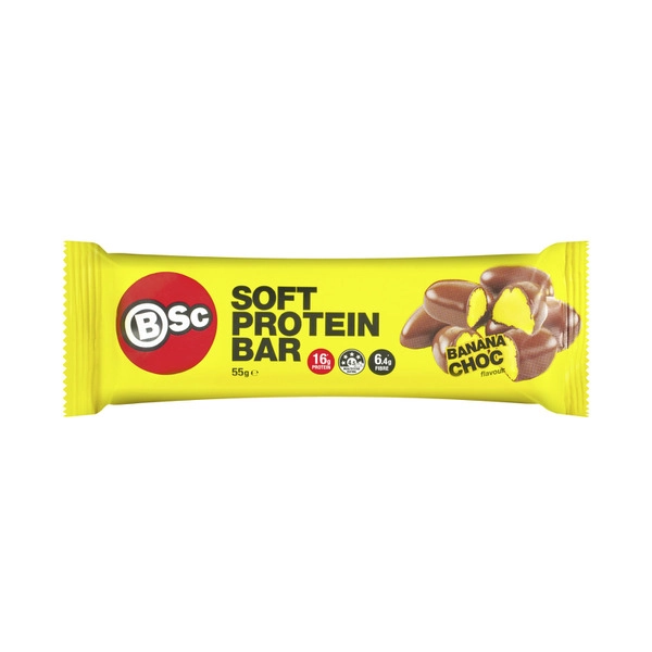 Bsc Soft Protein Bar BSC BODYSCIENCE SOFT PROTEIN BAR BANANA CHOC 55G 