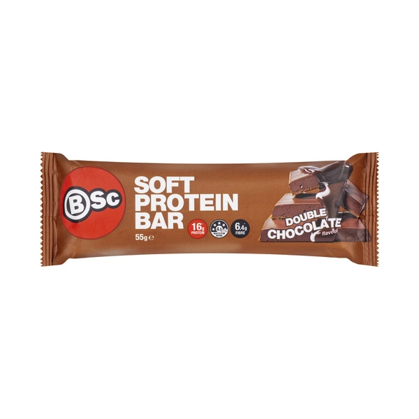 Bsc Soft Protein Bar BSC BODYSCIENCE SOFT PROTEIN BAR DOUBLE CHOCOLATE 55G 