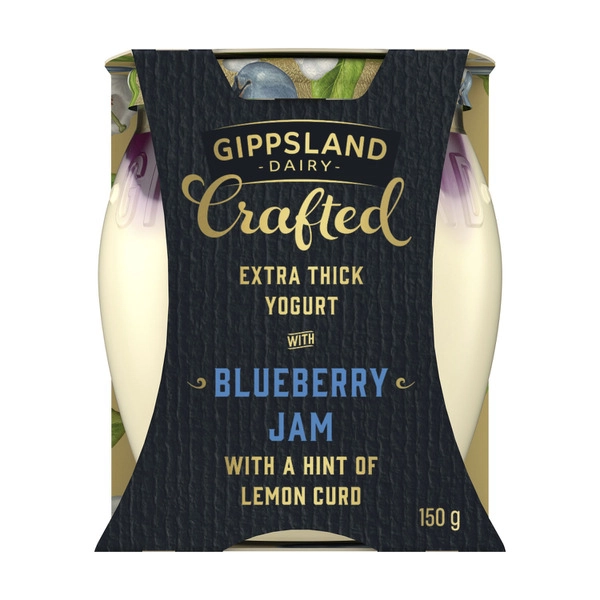 Gippsland Dairy Crafted Blueberry Compote & Lemon Curd 150g