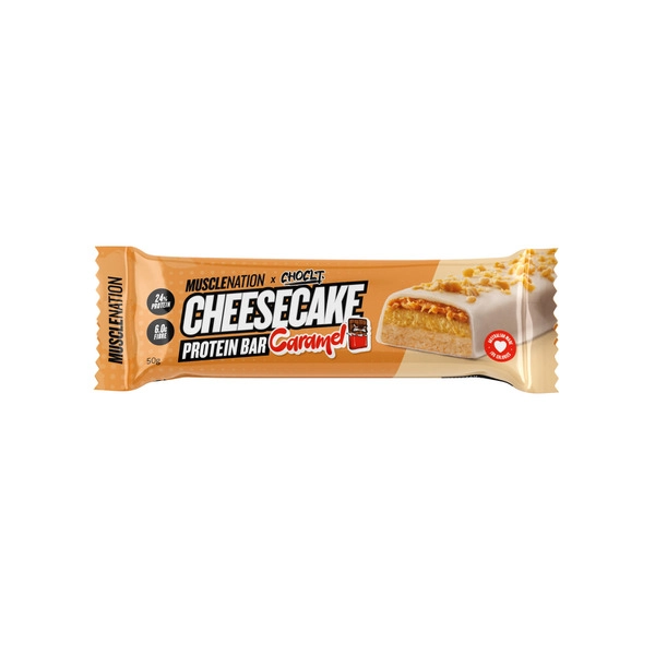 Muscle Nation Cheesecake Protein Bar Caramel 50g