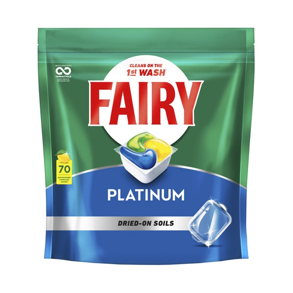 Fairy Platinum Dishwashing Tablets 70 pack