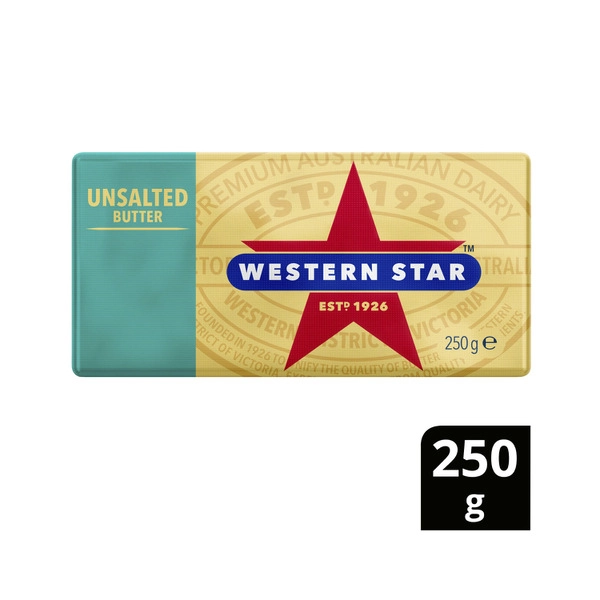 Western Star Dairy WESTERN STAR DAIRY BUTTER UNSALTED 