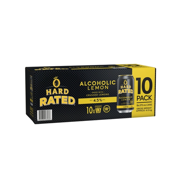 Hard Rated Can 375mL 10 Pack