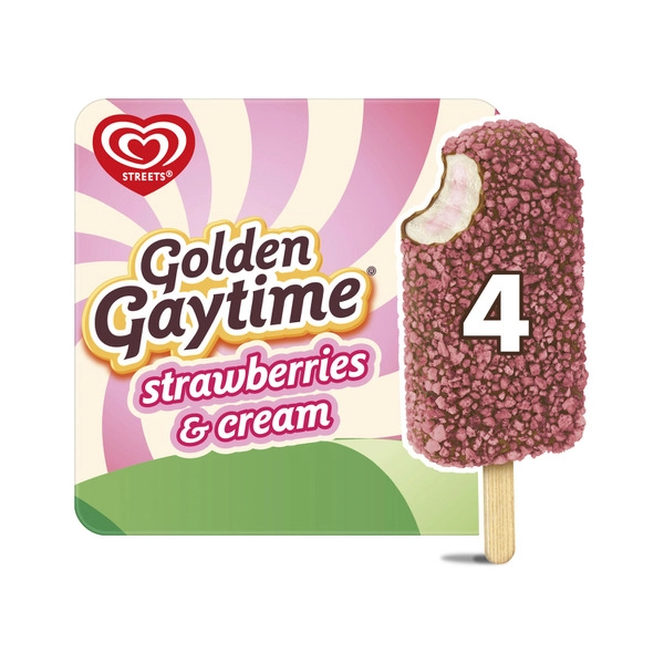 Streets Gaytime Strawberry 4 Pack 400mL