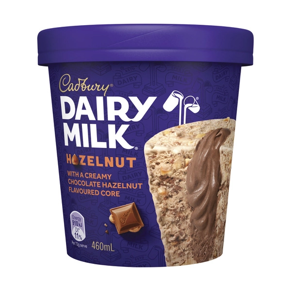 Cadbury Dairy Milk CADBURY DAIRY MILK HAZELNUT ICE CREAM 460ML 