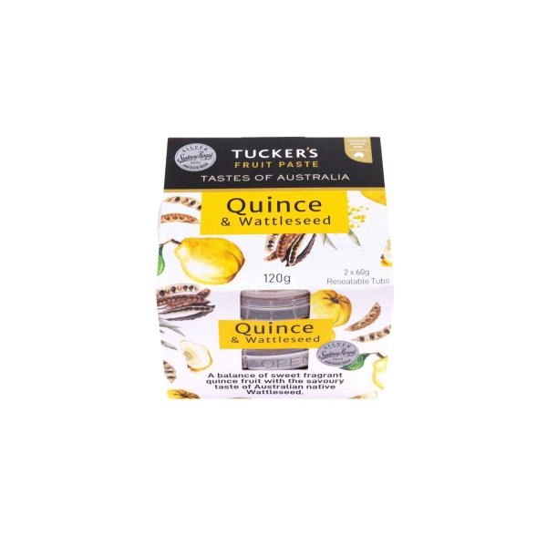 Tuckers Taste Of Aus Fruit Paste Quince Wattle 120 GRAM