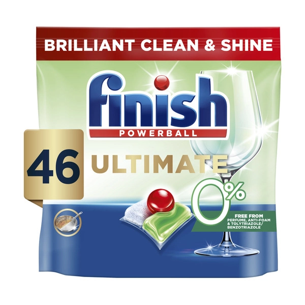 Finish Ultimate 0% Dishwashing Tablets Regular 46 pack