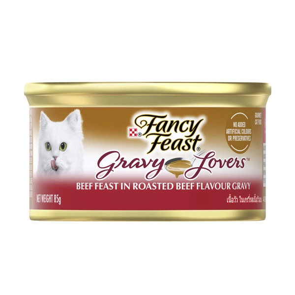 Fancy Feast Gravy Lovers With Beef Cat Food 85g