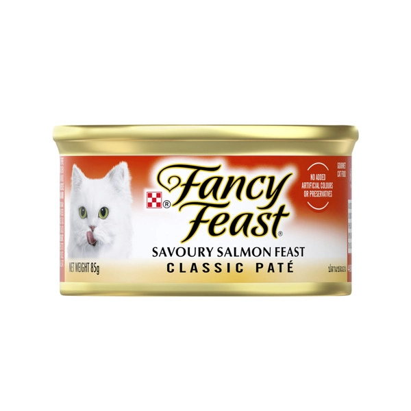 Fancy Feast Classic Pate With Salmon Cat Food 85g