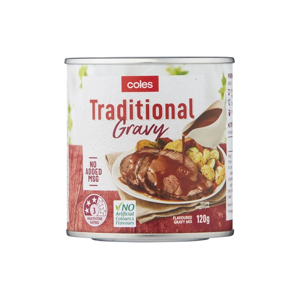 Coles Traditional Gravy Mix 120g