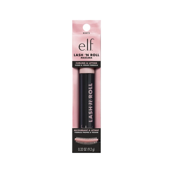 E.l.f. Lash N' Roll Mascara Pitch Black 9.2g