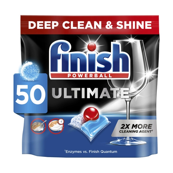 Finish Ultimate Dishwashing Tablets Baking Soda 50 pack