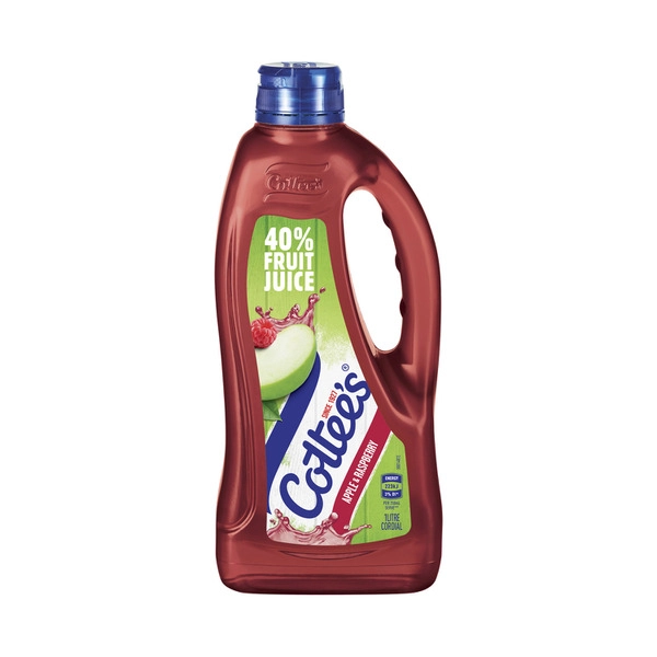 Cottees Cordial COTTEES CORDIAL:APPLE RASPBERRY:.:1 LITRE 