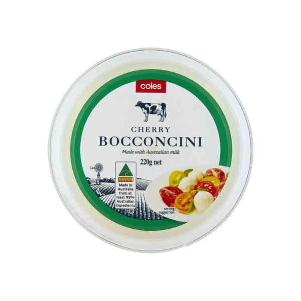 Coles Cherry Bocconcini 220g