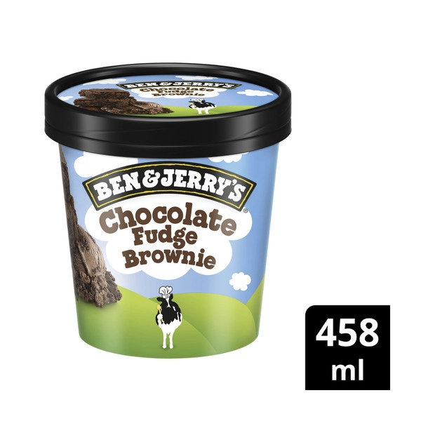 Ben & Jerry's Chocolate Fudge Brownie Ice Cream Tub 458mL