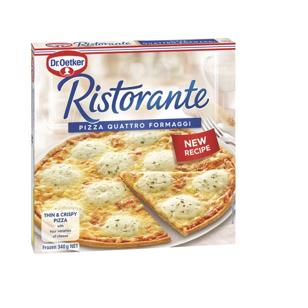 Dr. Oetker Frozen Ristorante Quattro Formaggi Pizza 340g