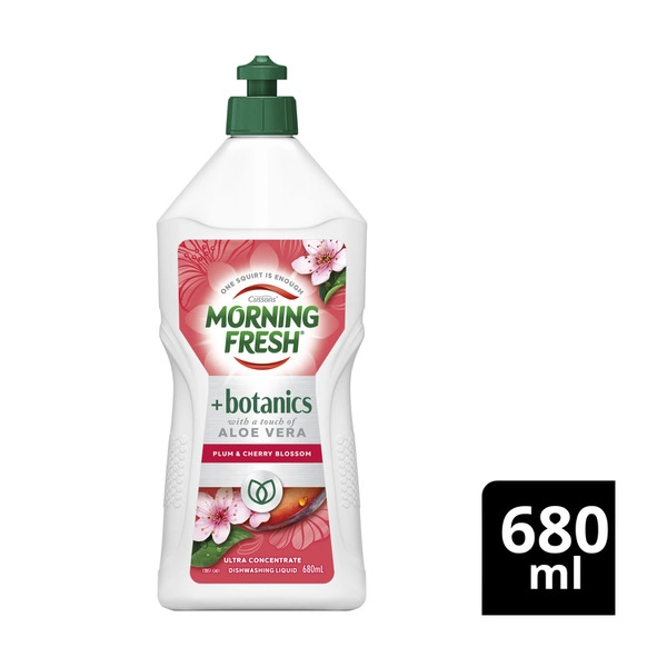 Morning Fresh Dishwashing Liquid Botanicals Plum & Cherry Blossom 680mL