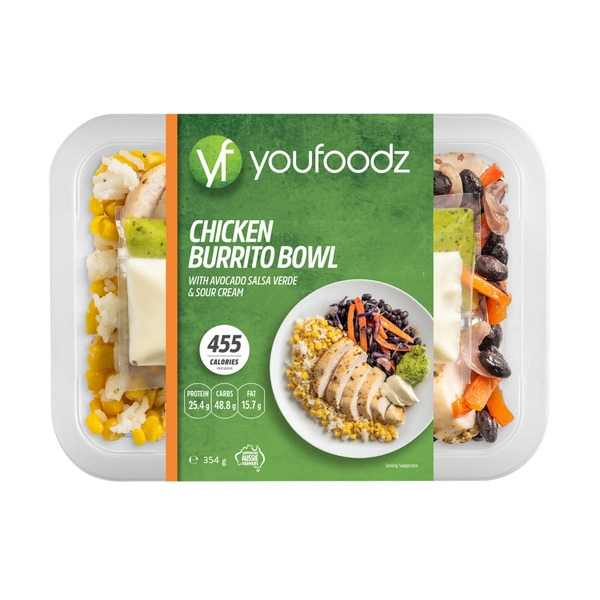 Youfoodz Chicken Burrito Bowl 354g