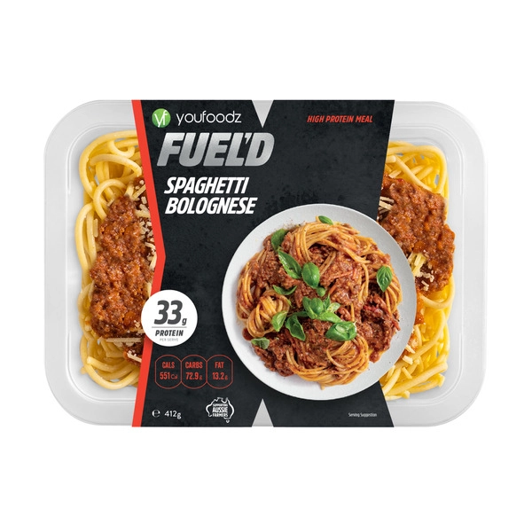 Youfoodz Fueld Spagetti Bolognese 412g