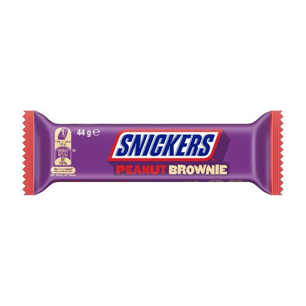 Snickers Peanut Brownie Milk Chocolate Bar 44g