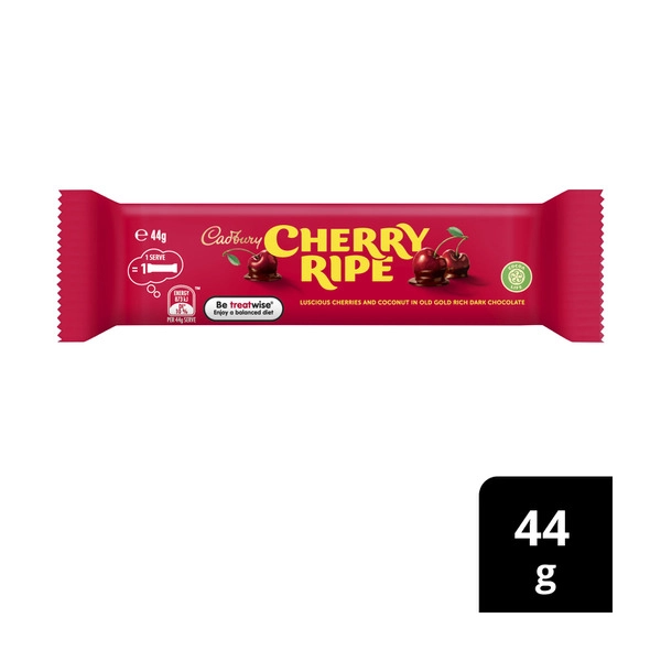 Cadbury Cherry Ripe. CADBURY CHERRY RIPE CHOCOLATE BAR 44G 