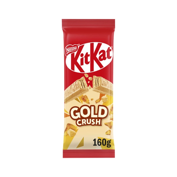 Nestle Block Chocolate KIT KAT GOLD CRUSH BLOCK CHOCOLATE 160G 