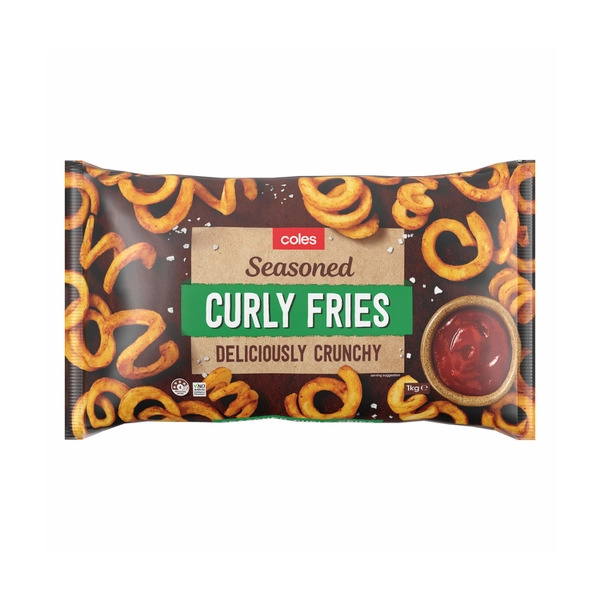 Coles Frozen Curly Fries 1kg