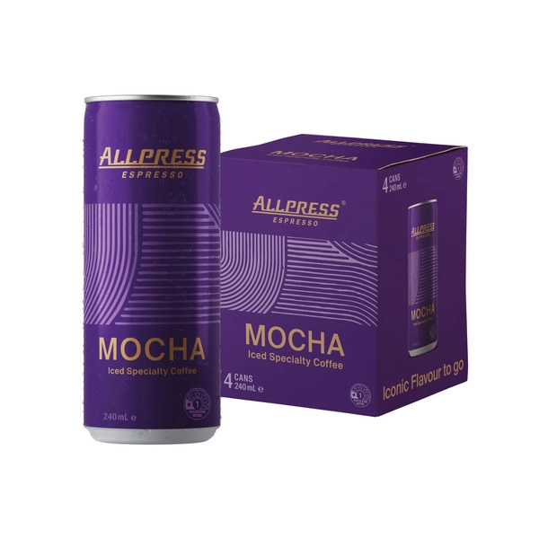 Allpress Coffee Iced Mocha 4x240mL 4 pack