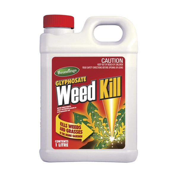 Brunnings Glyphosate Concentrate Weed Kill 1L