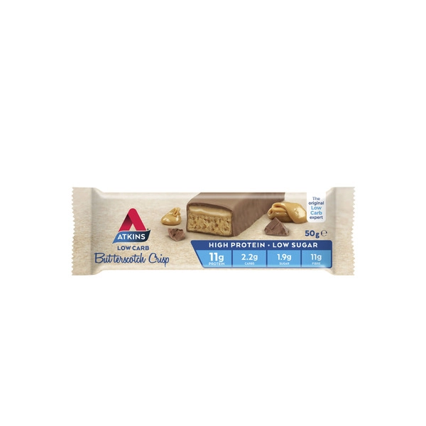 Atkins Low Carb Bar Butterscotch Crisp 50g