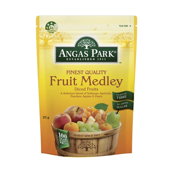 Angas Park Fruit Medley Dried 375g