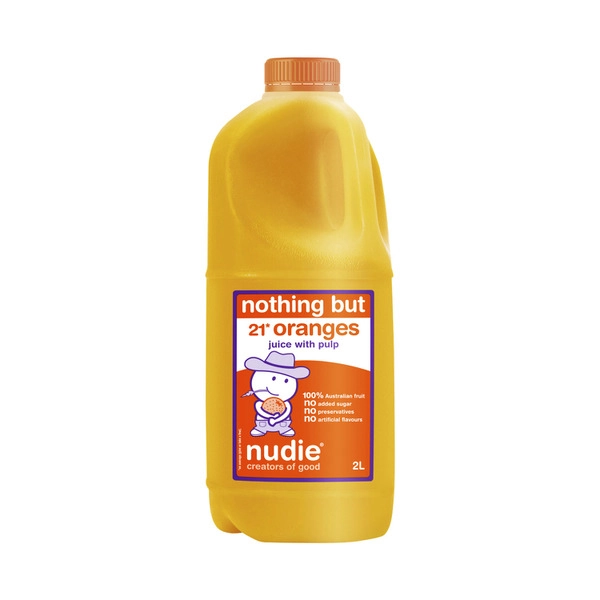 Nudie Pulp Oranges Juice Chilled 2L