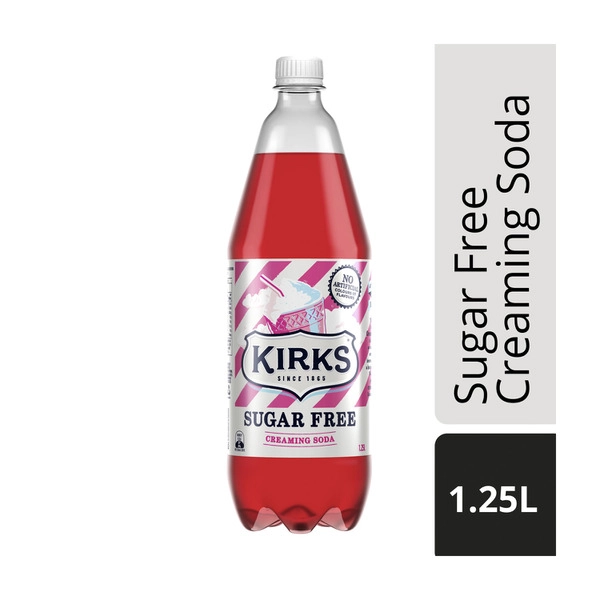 Kirks Soft Drink 1.25l KIRKS DRINK:CREAMY SODA:SUGAR FREE:1.25 LITRE 