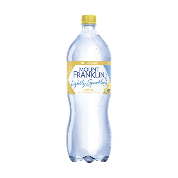 Mount Franklin Lightly Sparkling Water Lemon 1.25L