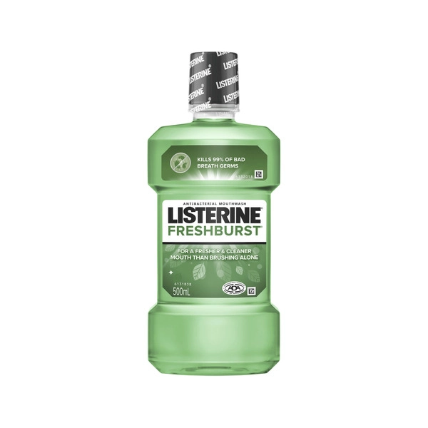 Listerine Freshburst Antibacterial Mouthwash 500mL